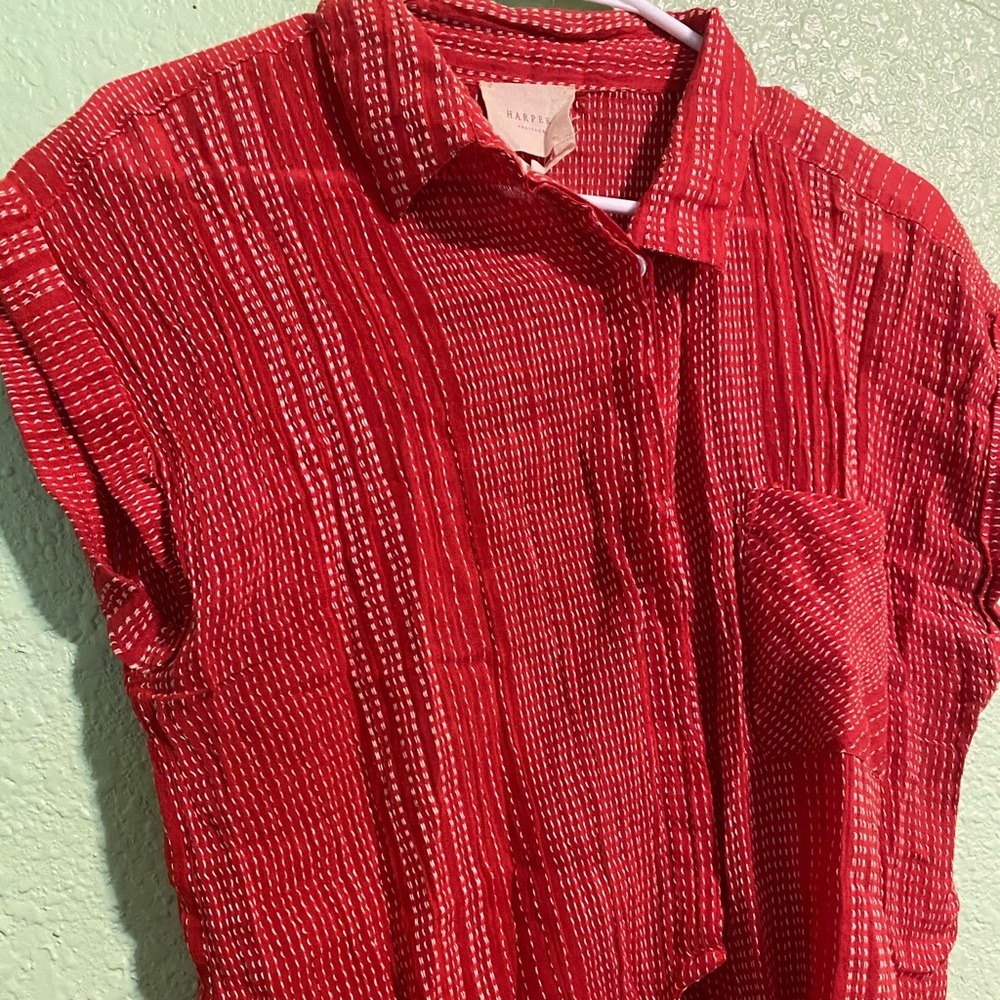 Red blouse